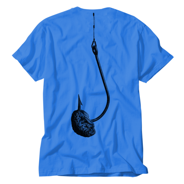 Royal Blue T shirt - Converting Vegetarians - Image 2