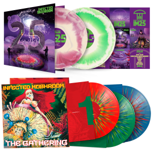 Limited Super Package Deal Infected Mushroom – The Gathering Triple LP Box Set Reissue (Limited Edition Colored Vinyl)  +  IM 25 2LP