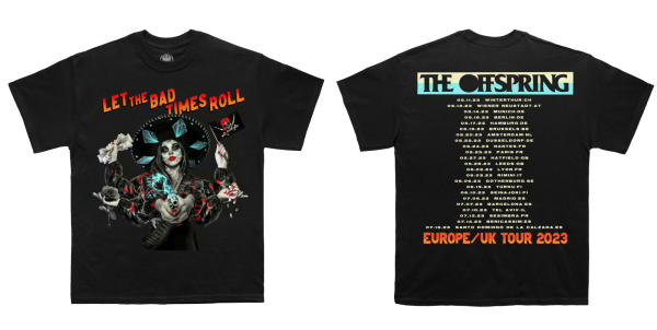 The Offspring - European Tour 2023 Black T-Shirt