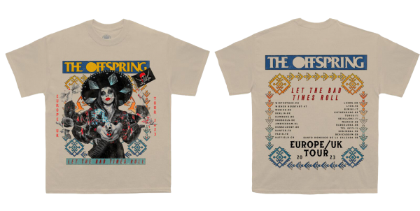 The Offspring - European Tour 2023 Sand T-Shirt