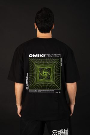 Black Oversized Tee - Dance Is The Answer