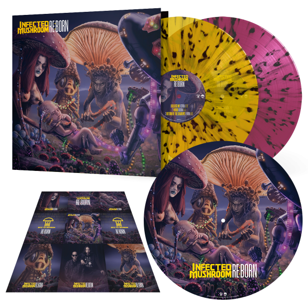 Package Deal Infected Mushroom – Reborn 2LP + Slipmat