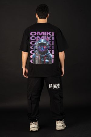 Black Oversized Tee - Astrocat