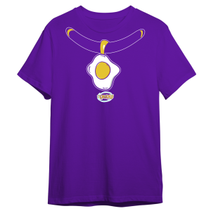 חולצה סגולה - ביצת עין על קולר שקשוקה