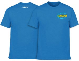 חולצה תכלת - לוגו כיס