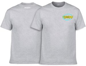 חולצה אפורה - לוגו כיס