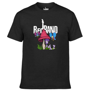 חולצה שחורה - פטריות