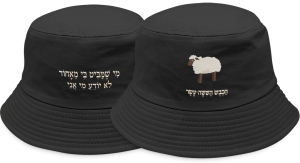 כובע טמבל שחור - הכבש השישה עשר
