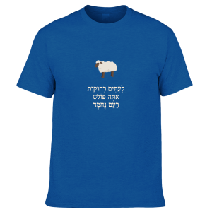 חולצה אדומה או כחולה - לעיתים רחוקות