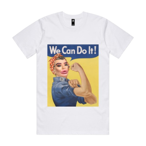 חולצה לבנה - WE CAN DO IT!