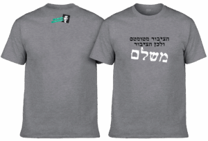 חולצה אפורה - הציבור מטומטם